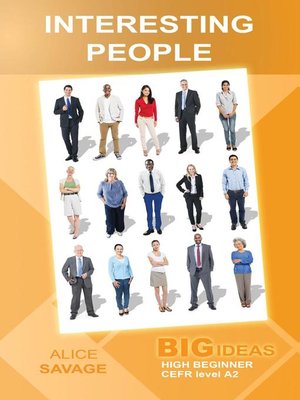 cover image of Interesting People (Big Ideas High Beginner)